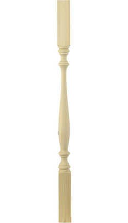 Balustrade / Pfosten gedrechselt 5,3 x 5,3 x 90 cm (104)