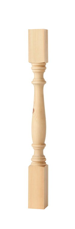 Balustraden Pfosten gedrechselt 6,5 x 6,5 x 70 cm (106)