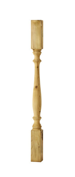 Balustrade / Pfosten gedrechselt (107T) druckimprägniert
