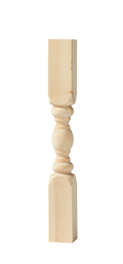 Balustraden (Mini) Pfosten gedrechselt 5,8 x 5,8 x 33 cm (115)