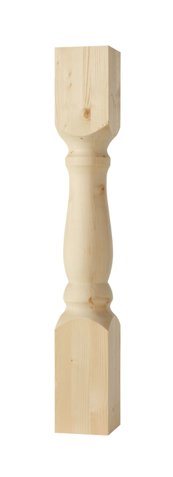 Balustraden Pfosten gedrechselt 17 x 17 x 118 cm (119)