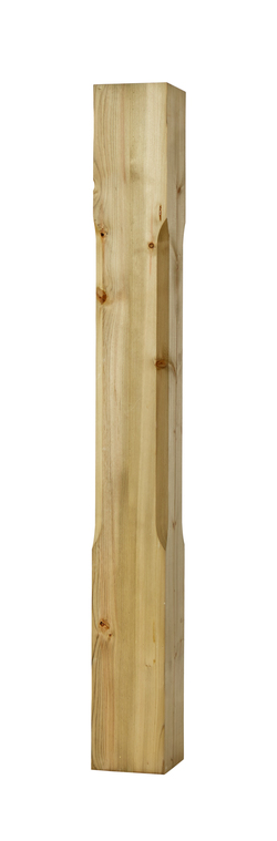 Pfosten phasengefräst 13 x 13 x 115 cm (123T) druckimprägniert