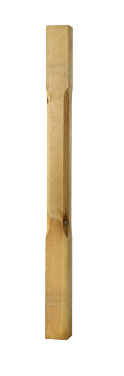 Pfosten phasengefräst 8,5 x 8,5 x 118 cm (125T) druckimprägniert