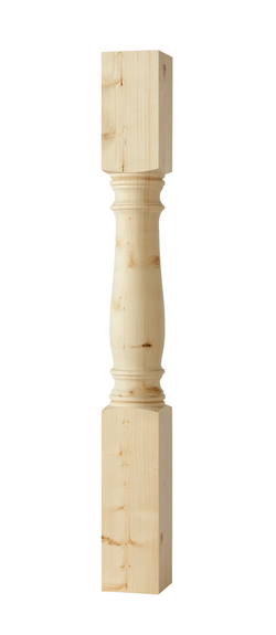 Balustraden Pfosten gedrechselt 13 x 13 x 118 cm (128)