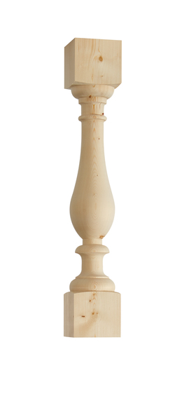 Balustraden Pfosten gedrechselt 13 x 13 x 80 cm (131)