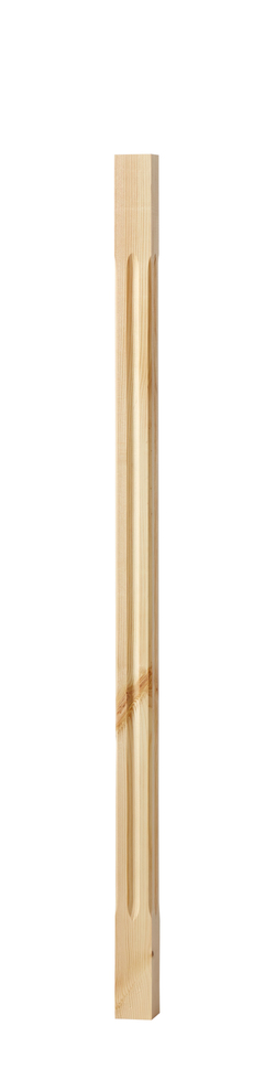 Pfosten nutgefräst 4 x 4 x 91 cm (199)