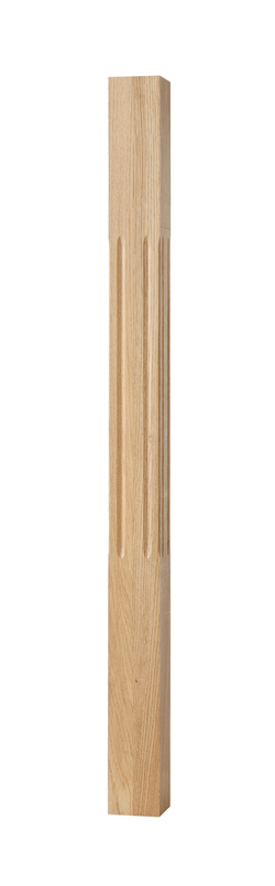 Pfosten nutgefräst 8,5 x 8,5 x 118 cm aus Eiche (370)