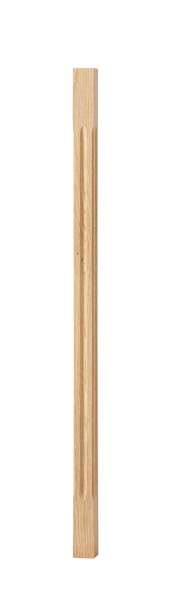 Pfosten nutgefräst 4 x 4 x 91 cm aus Eiche (371)