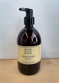 Leinölseife mit Mandeduft - 500ml Spenderflasche