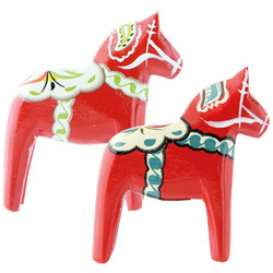 Dalapferd - Rot - 13 cm
