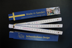 original Schwedenhaus-Design Zollstock